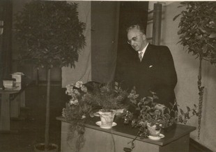 Josef Herlitz am Rednerpult
