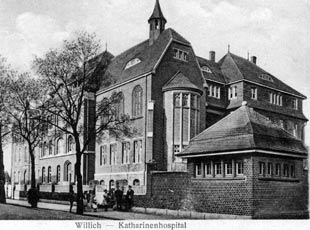 Das alte Katharinen-Hospital an der Bahnstraße