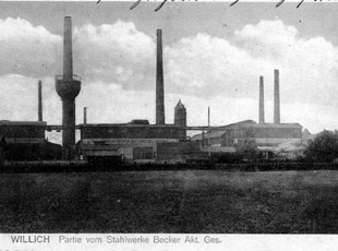 Werksgebäude des Stahlwerks Becker