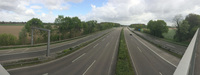 Blick auf A 44 bei Willich