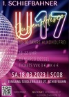 Plakat für die 1. Jugenddisco in Schiefbahn
