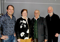 BM, Hannelore Eichholz, Peter Kadoch und Helmut Frantzen von links