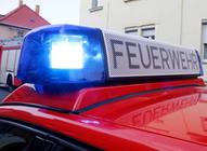 Blaulicht auf Feuewehrfahrzeug