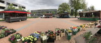 Panoramablick über den Markt in Neersen