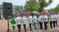 Kindertanzgruppe bei Fest auf Minoritenplatz