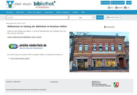 Screenshot der Seite BIB-Katalog