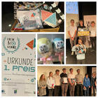 Collage Bilder von Siegerehrung