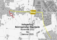 Darstellung Plan Vollsperrung